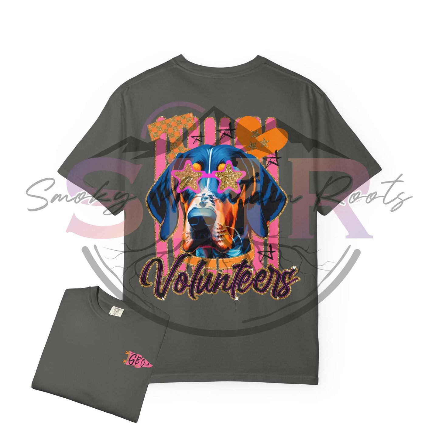 TN Smokey Volunteer Front & Back Tee