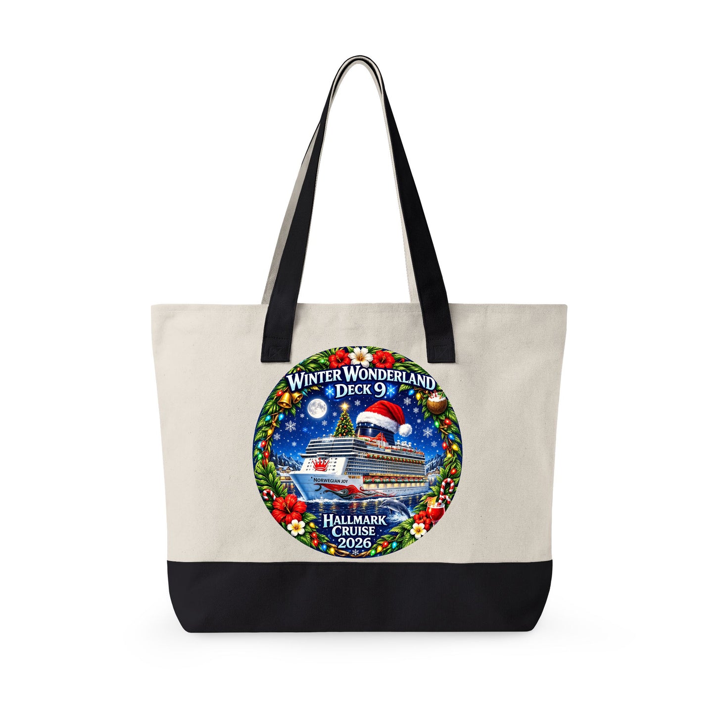 HM WINTER WONDERLAND TOTE BAG DECK 9