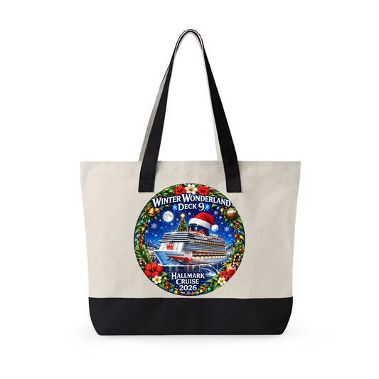 HM WINTER WONDERLAND TOTE BAG DECK 9
