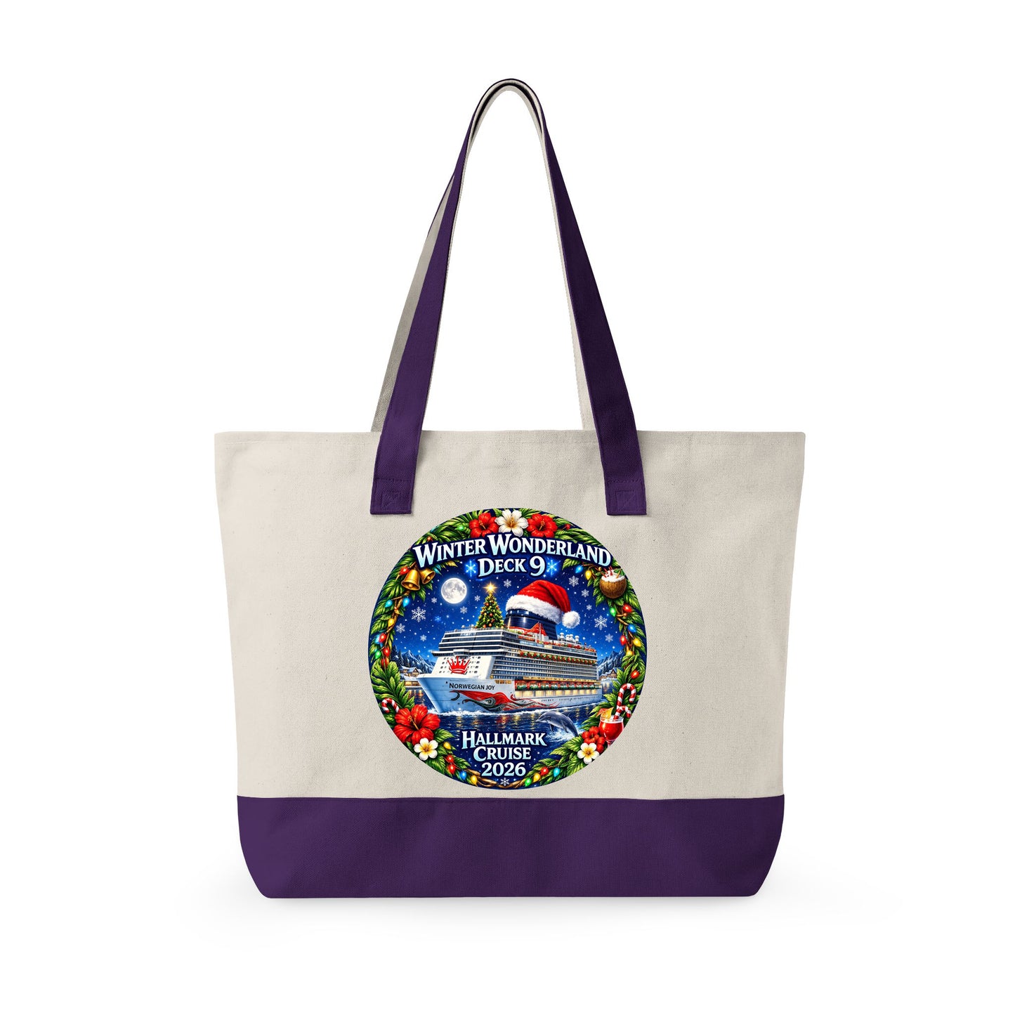 HM WINTER WONDERLAND TOTE BAG DECK 9