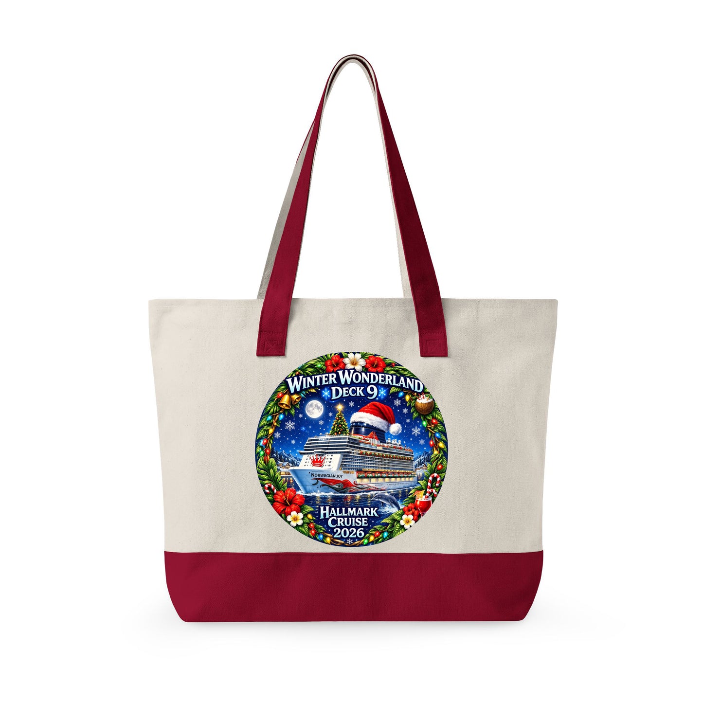 HM WINTER WONDERLAND TOTE BAG DECK 9