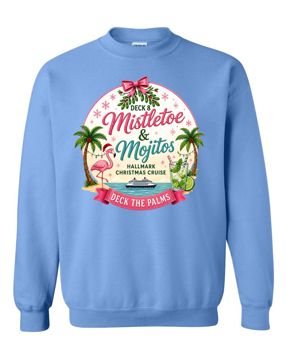 HM Mistletoe & Mojitos Deck 8 Sweatshirt