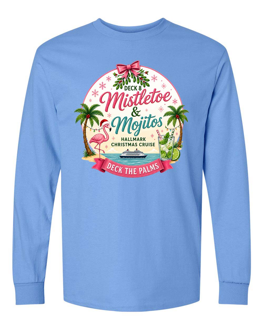 HM Mistletoe & Mojitos Deck 8 Long Sleeve