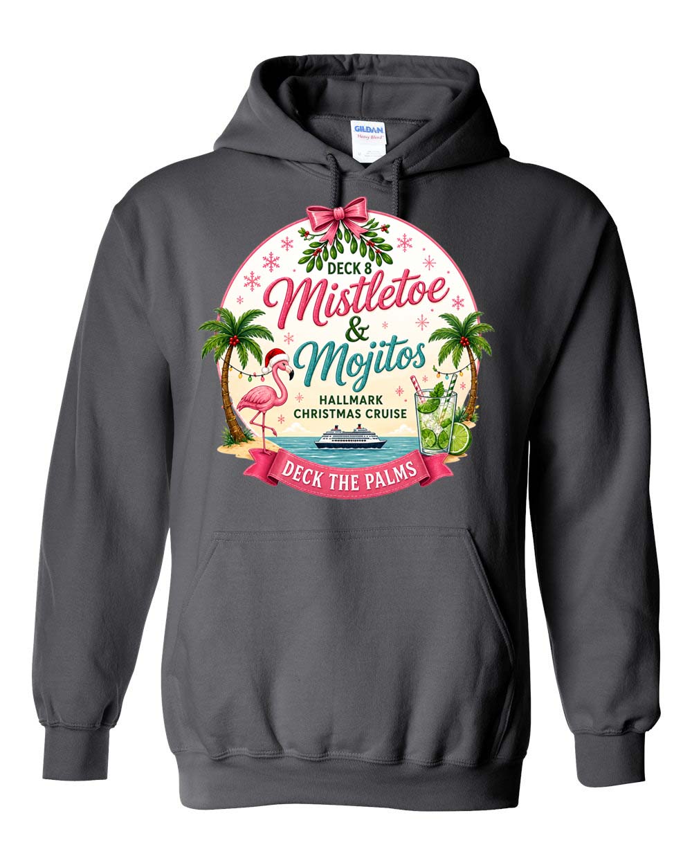 HM Mistletoe & Mojitos Deck 8 Hoodies