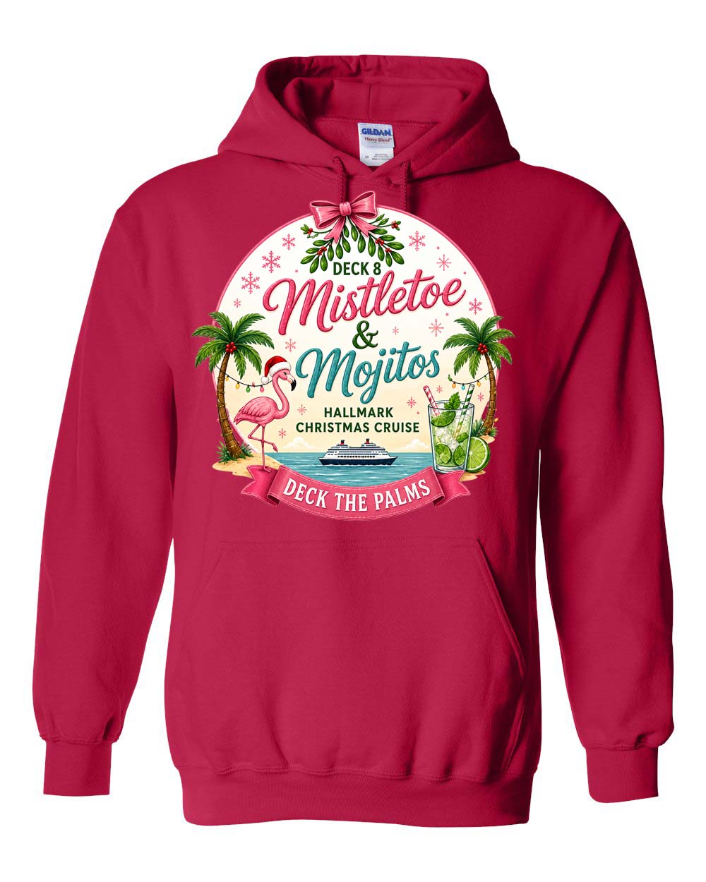 HM Mistletoe & Mojitos Deck 8 Hoodies