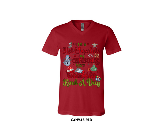 HM Hot Chocolate Christmas Cruise V-Neck