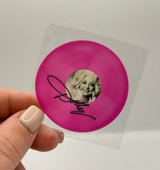 Dolly Signature Vinyl UV DTF Sicker