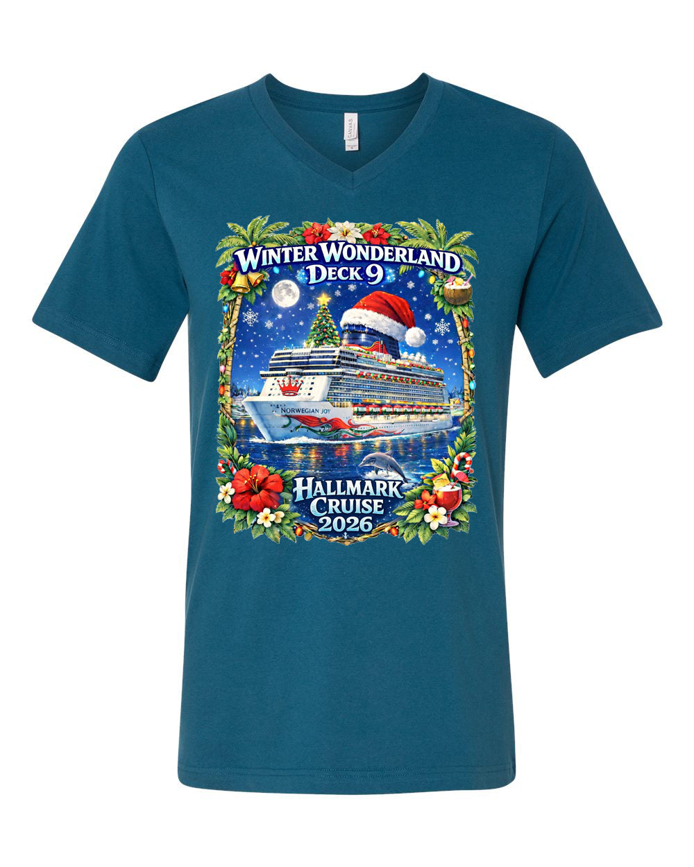 HM WINTER WONDERLAND DECK 9 V-NECK