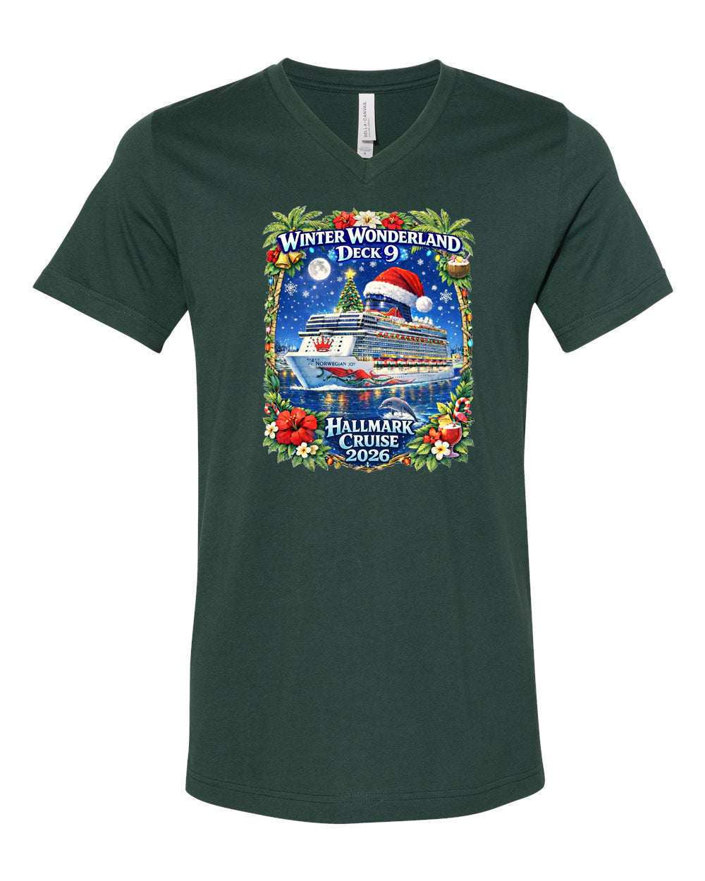HM WINTER WONDERLAND DECK 9 V-NECK