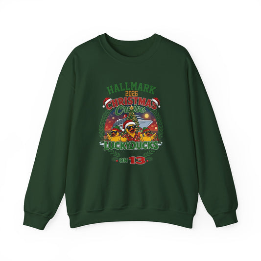 HM Christmas Cruise Lucky Ducks on 13 Crewneck