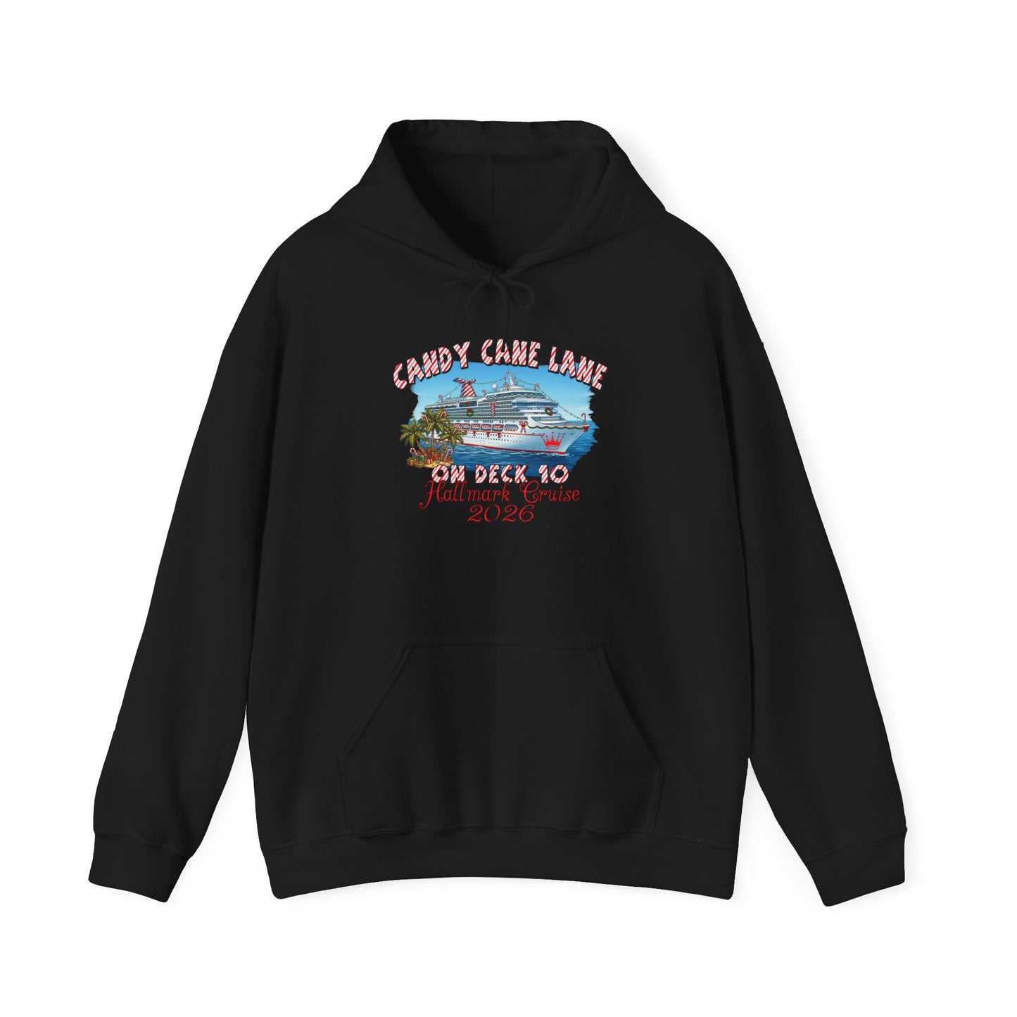 Candy Cane Lane on Deck 10 HM Cruise Hoodie