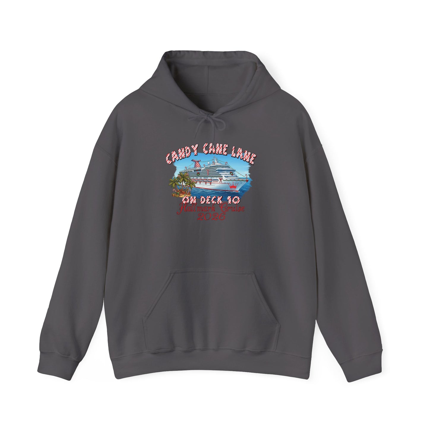 Candy Cane Lane on Deck 10 HM Cruise Hoodie