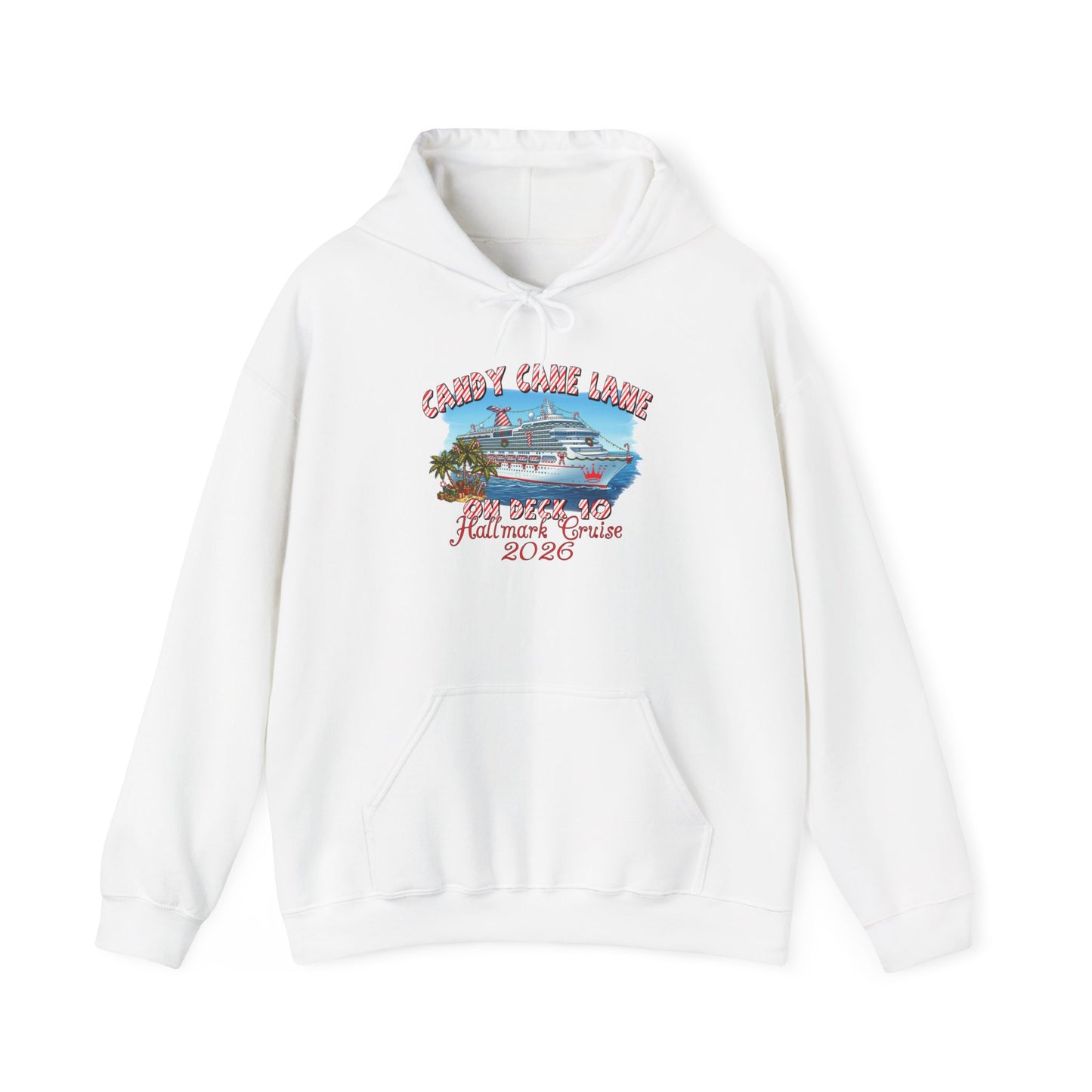 Candy Cane Lane on Deck 10 HM Cruise Hoodie