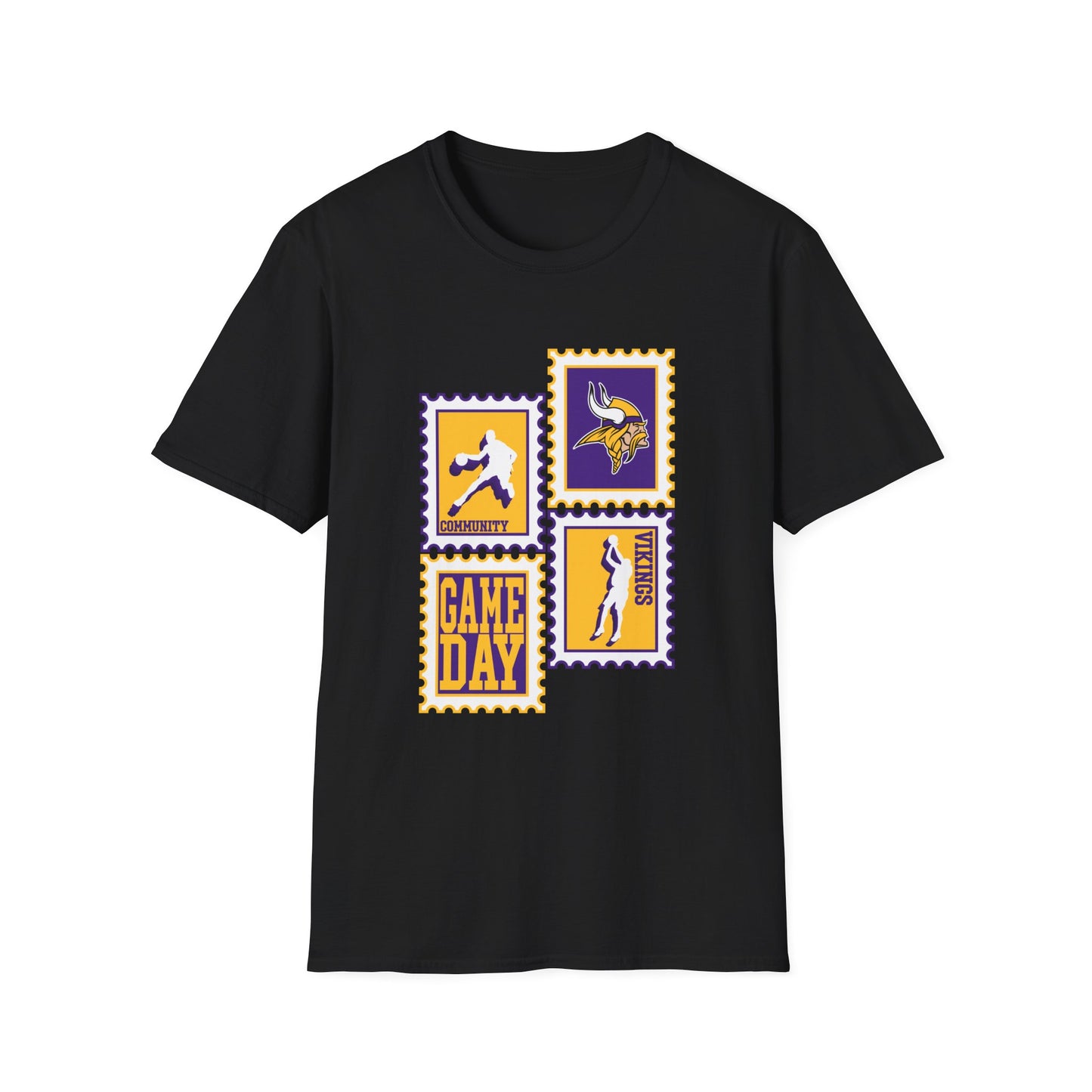 Vikings Community Basketball Stamps Apparel
