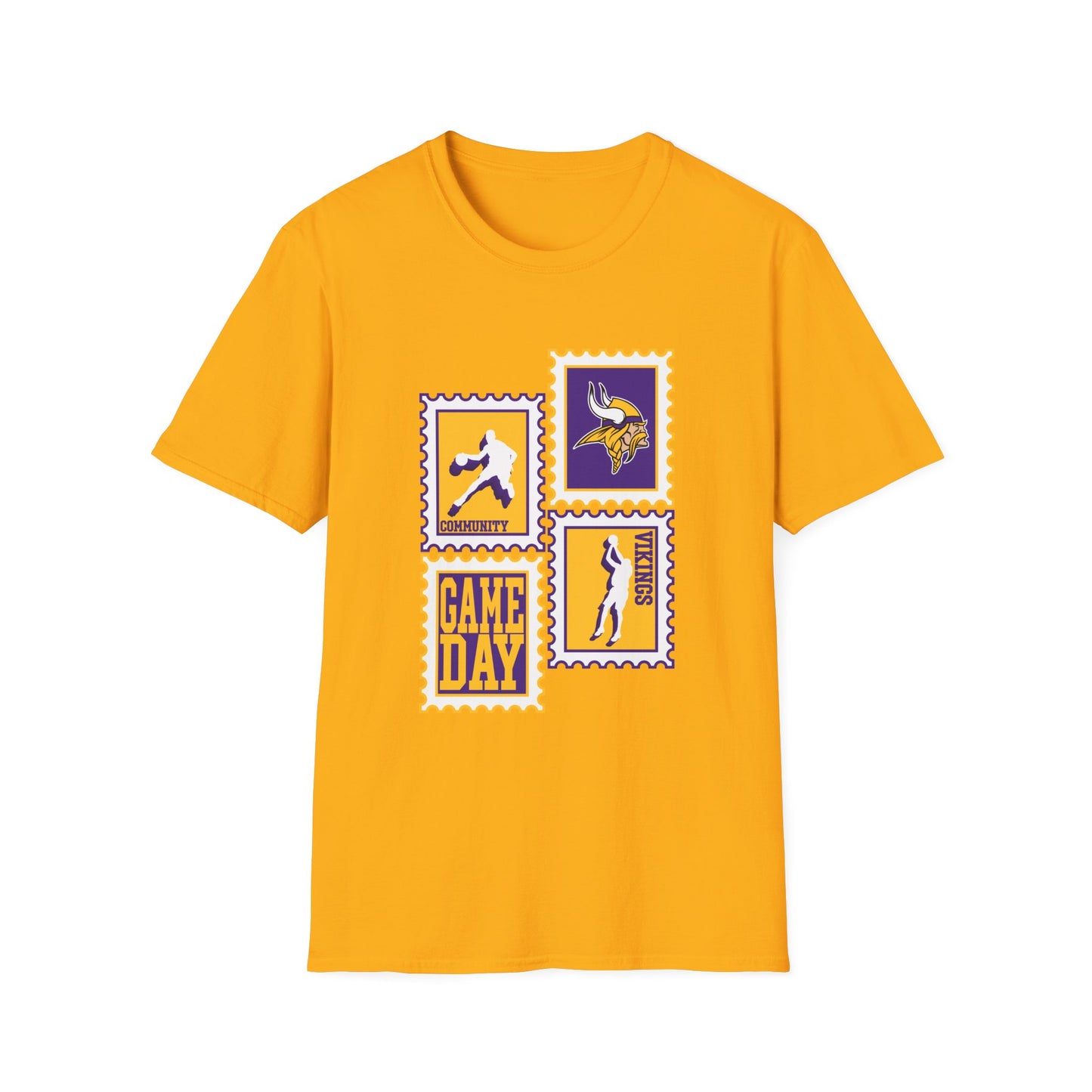 Vikings Community Basketball Stamps Apparel