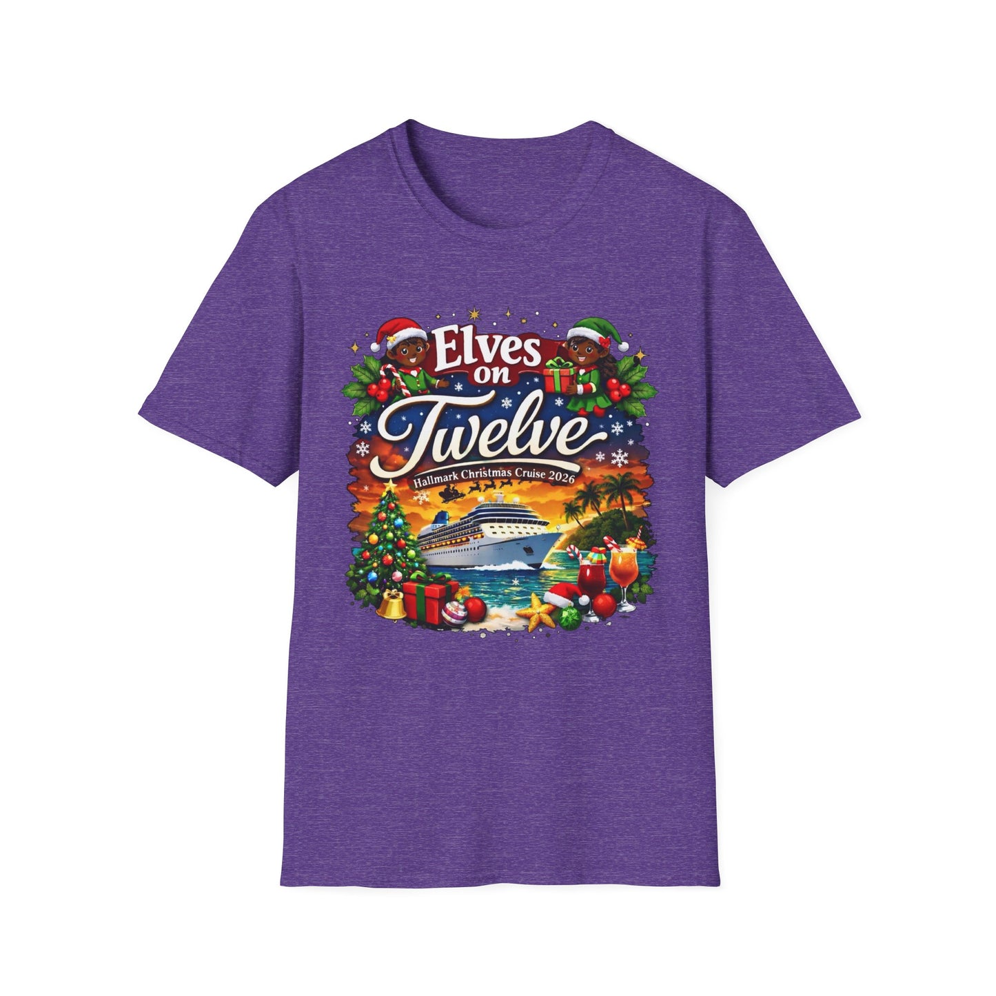 ELVES ON TWELVE OF COLOR HM CRUISE TEE
