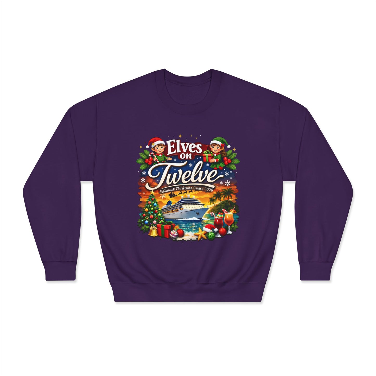 ELVES ON TWELVE HM CRUISE CREWNECK