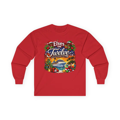 ELVES ON TWELVE OF COLOR HM CRUSIE LONG SLEEVE