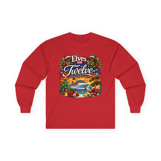 ELVES ON TWELVE OF COLOR HM CRUSIE LONG SLEEVE