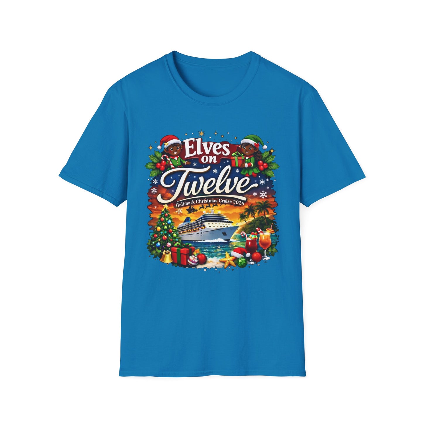 ELVES ON TWELVE OF COLOR HM CRUISE TEE