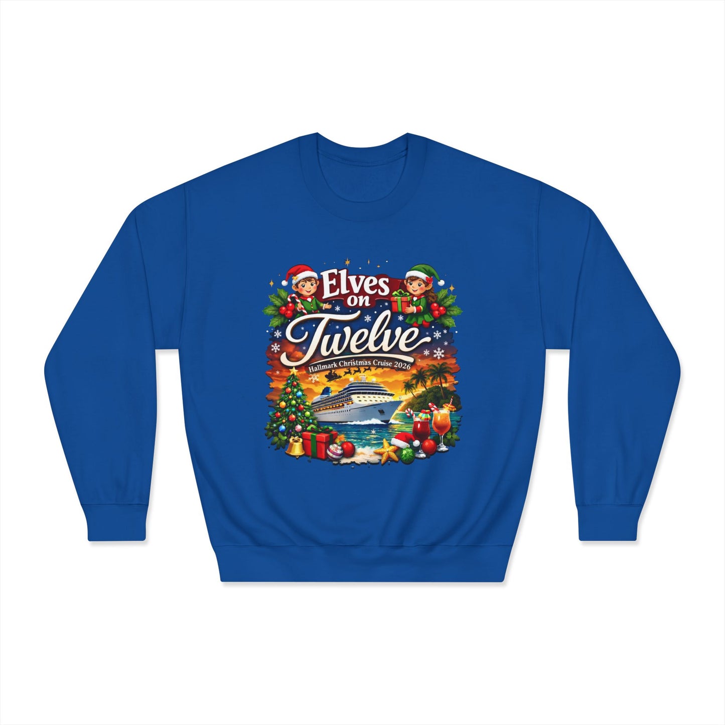 ELVES ON TWELVE HM CRUISE CREWNECK
