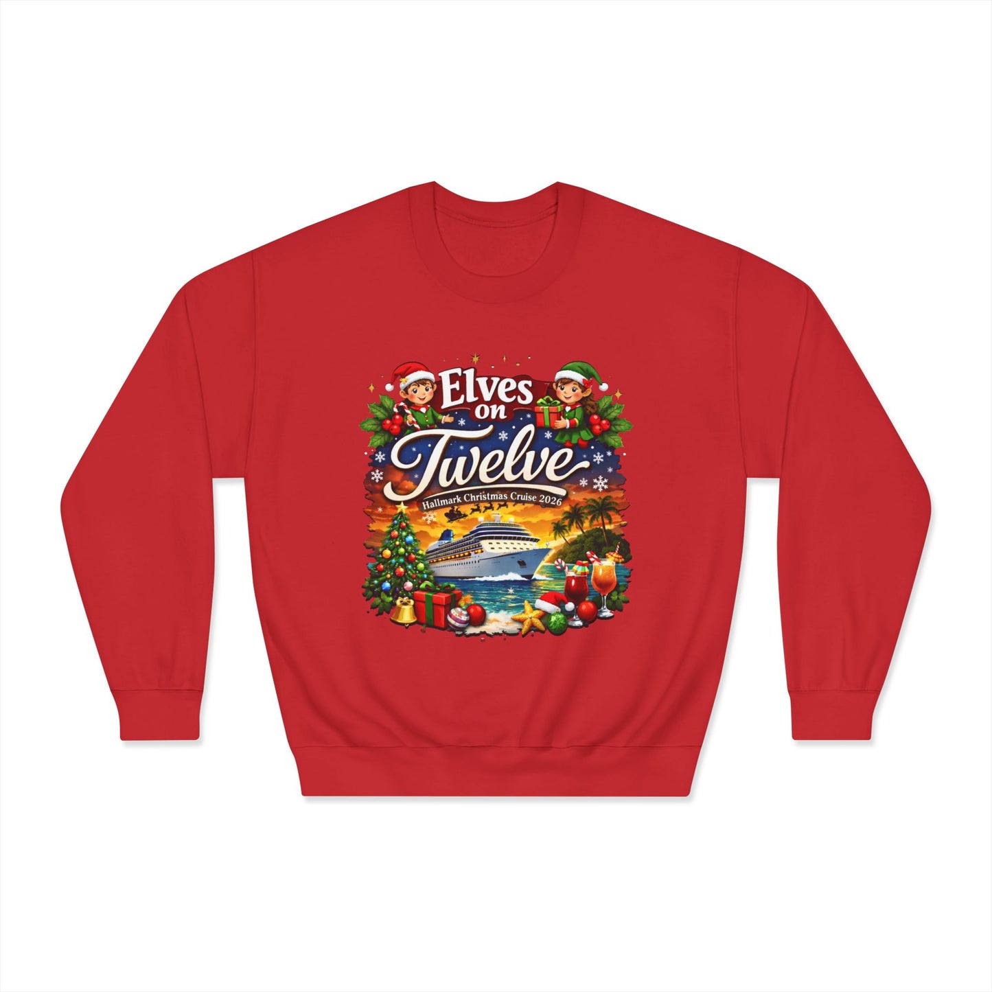 ELVES ON TWELVE HM CRUISE CREWNECK