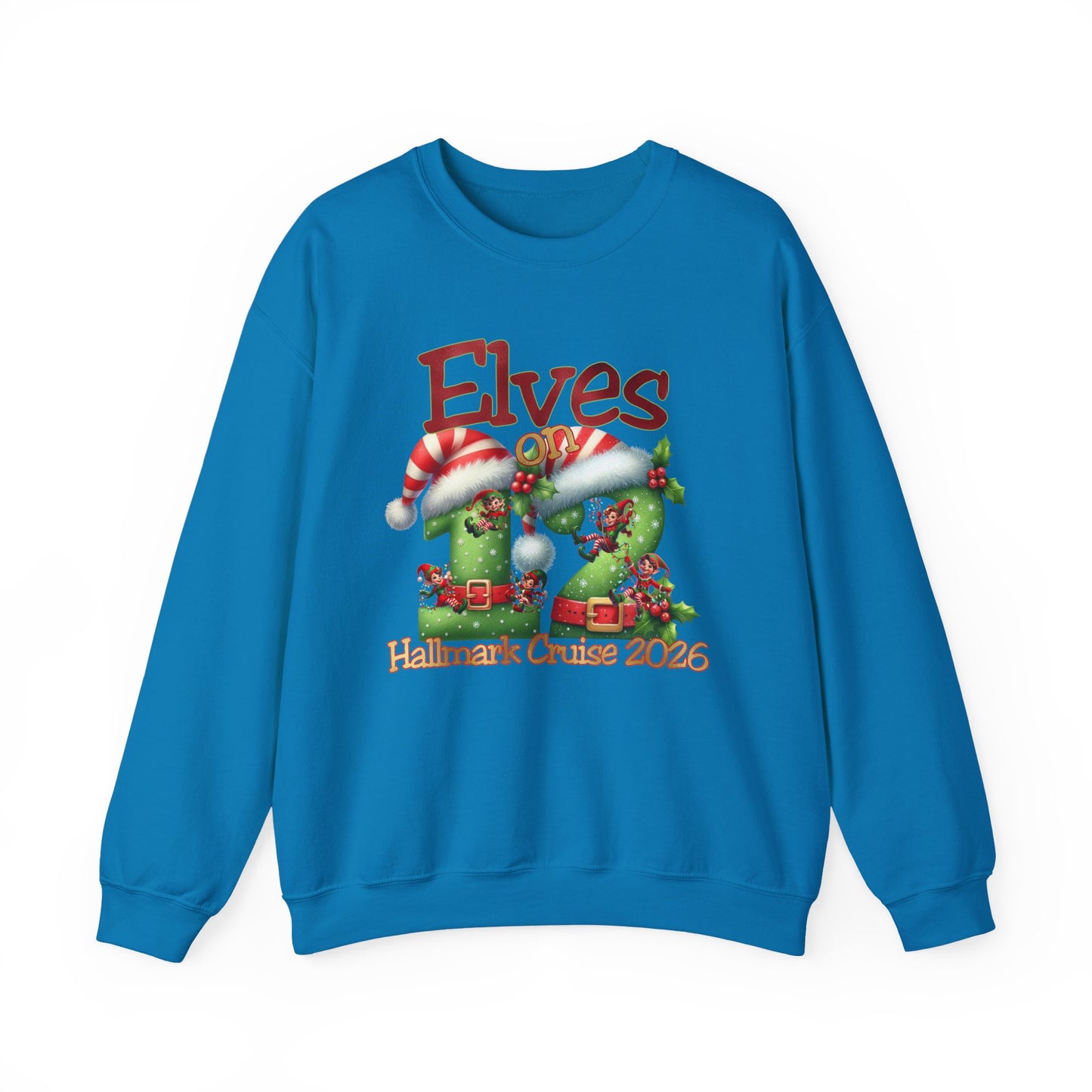 Elves on 12 HM Cruise 2026 crewnecks