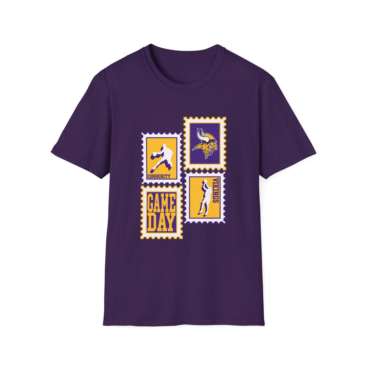 Vikings Community Basketball Stamps Apparel