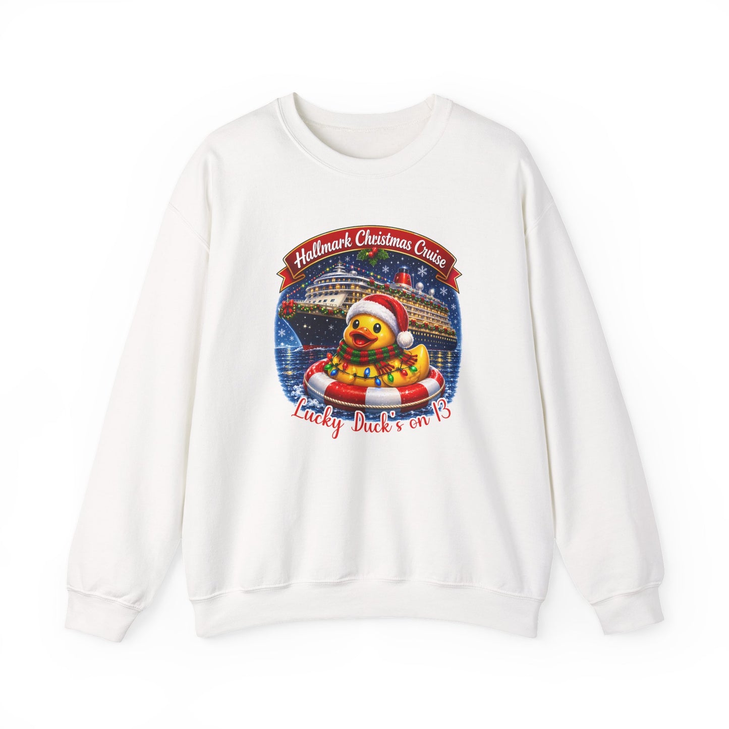 HM LUCKY DUCK'S ON 13 FLOAT CREWNECK