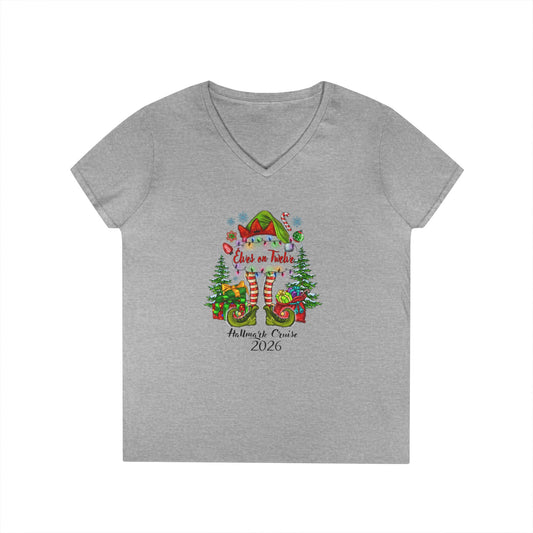 ELVES ON 12 HM CRUISE V-NECK