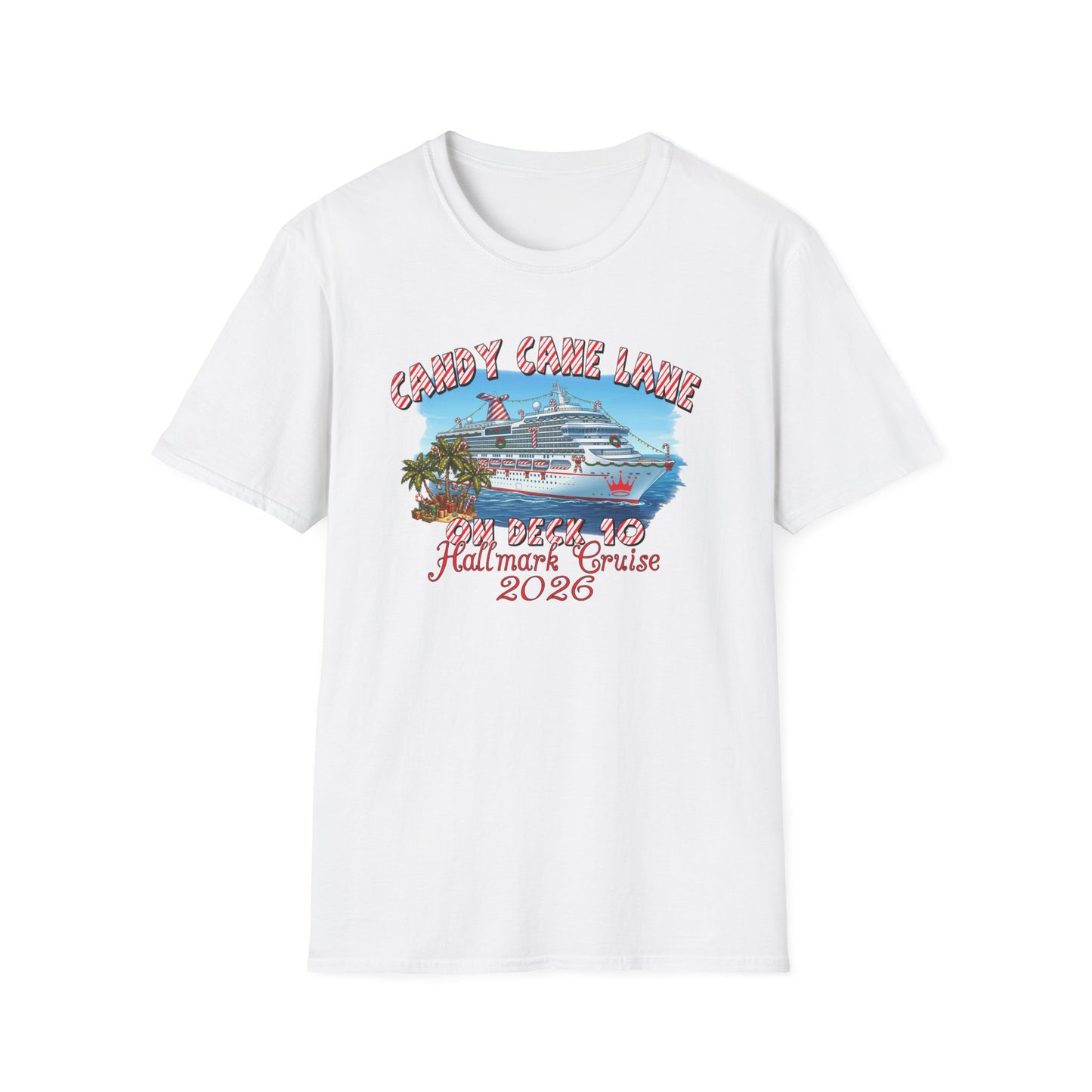 Candy Cane Lane on Deck 10 HM Cruise Tee