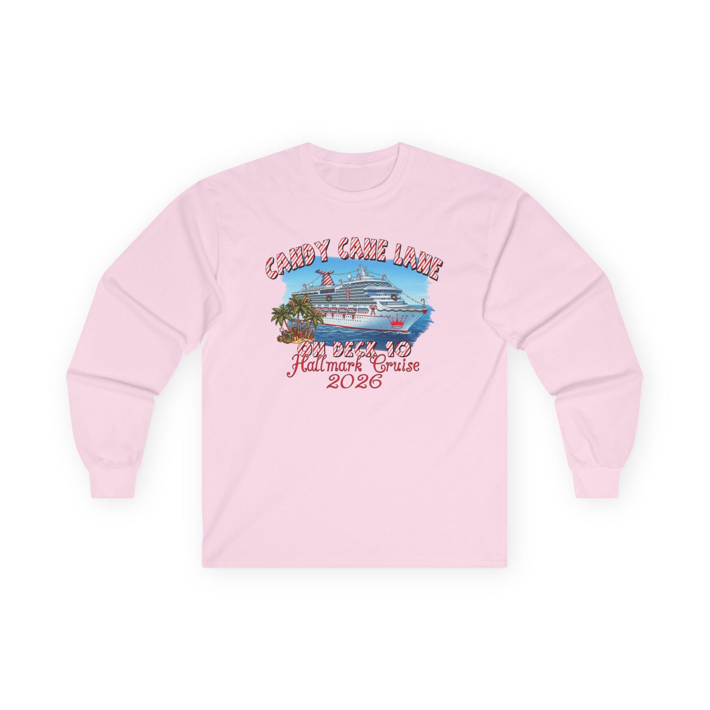 Candy Cane Lane on Deck 10 HM Cruise Longsleeve