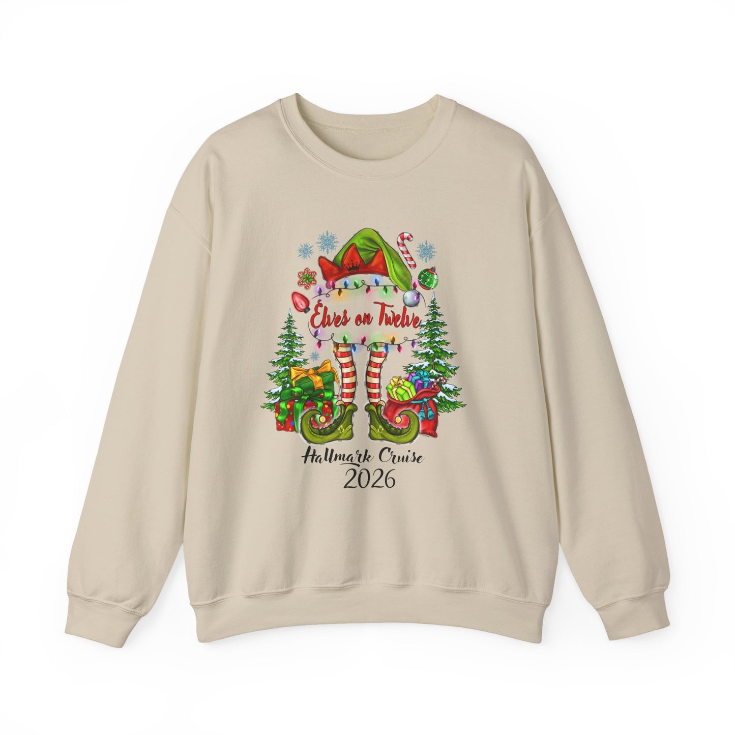 ELVES ON 12 ELF HM CRUISE CREWNECK