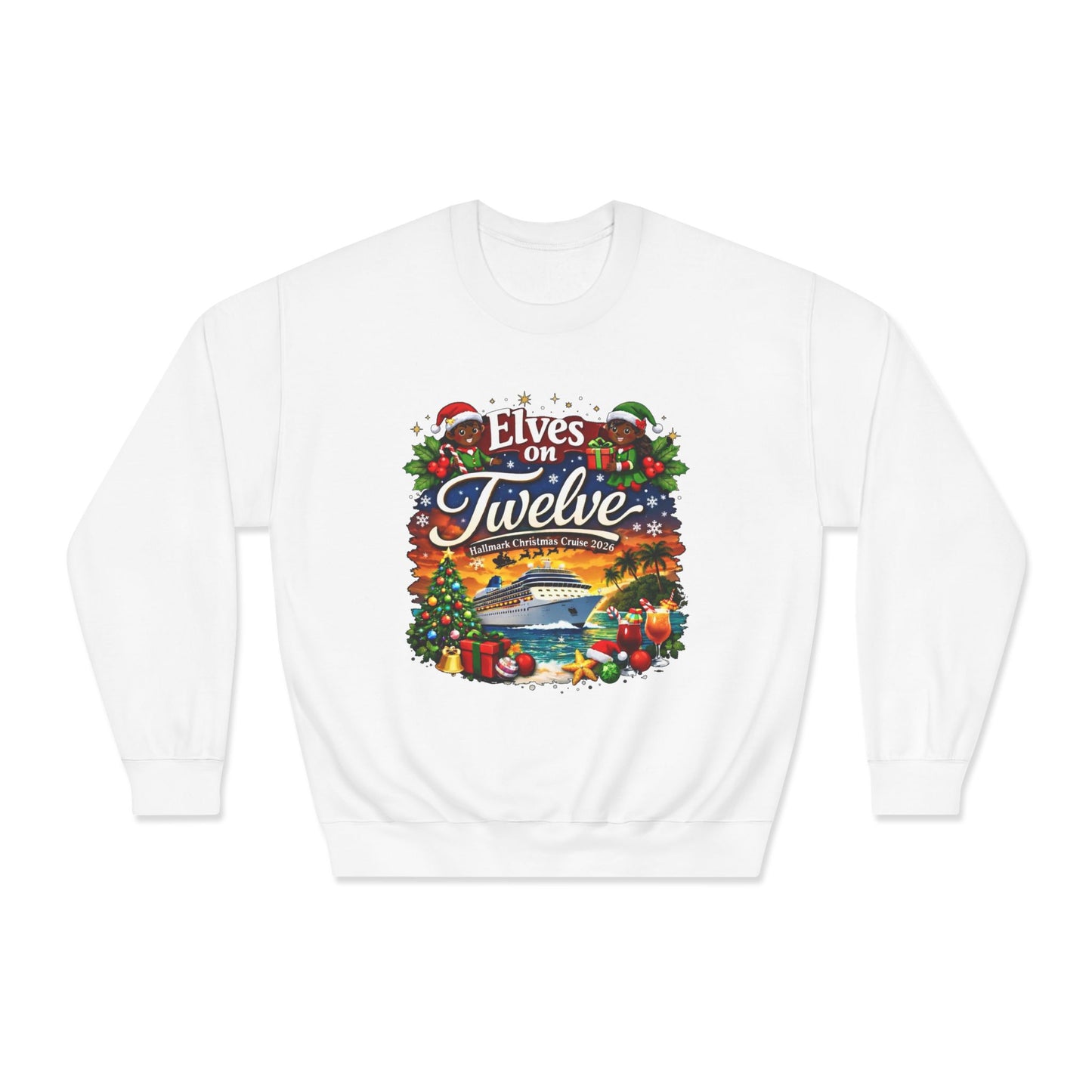 ELVES ON TWELVE HM CRUISE CREWNECK