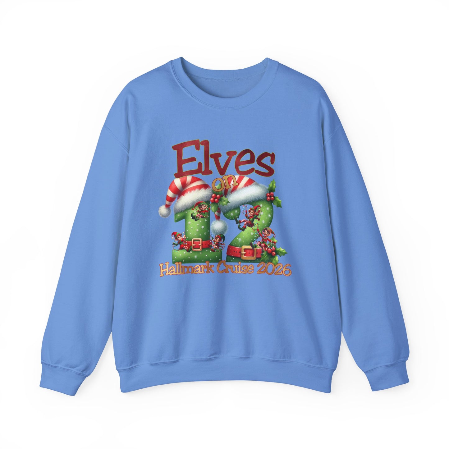Elves on 12 HM Cruise 2026 crewnecks