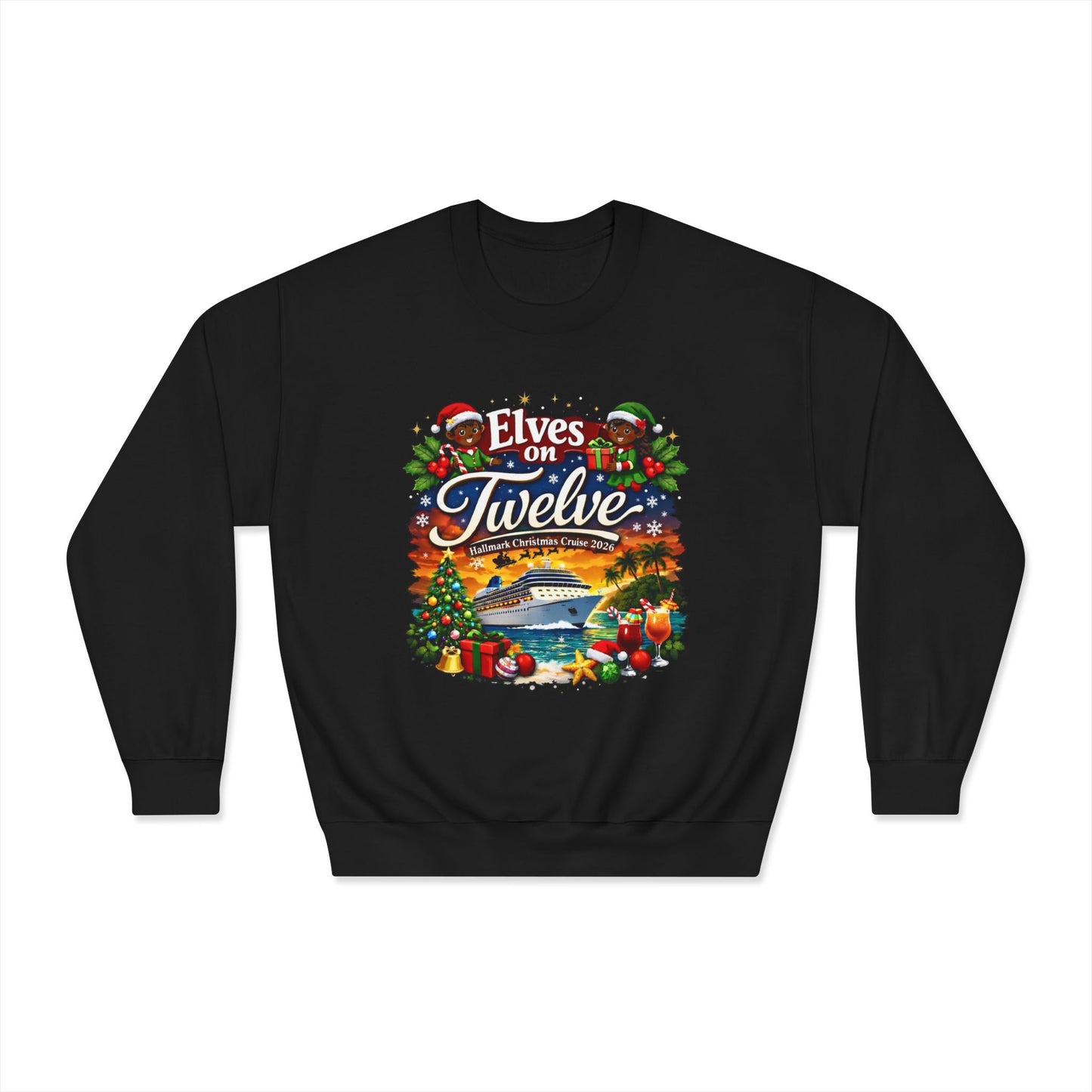 ELVES ON TWELVE HM CRUISE CREWNECK