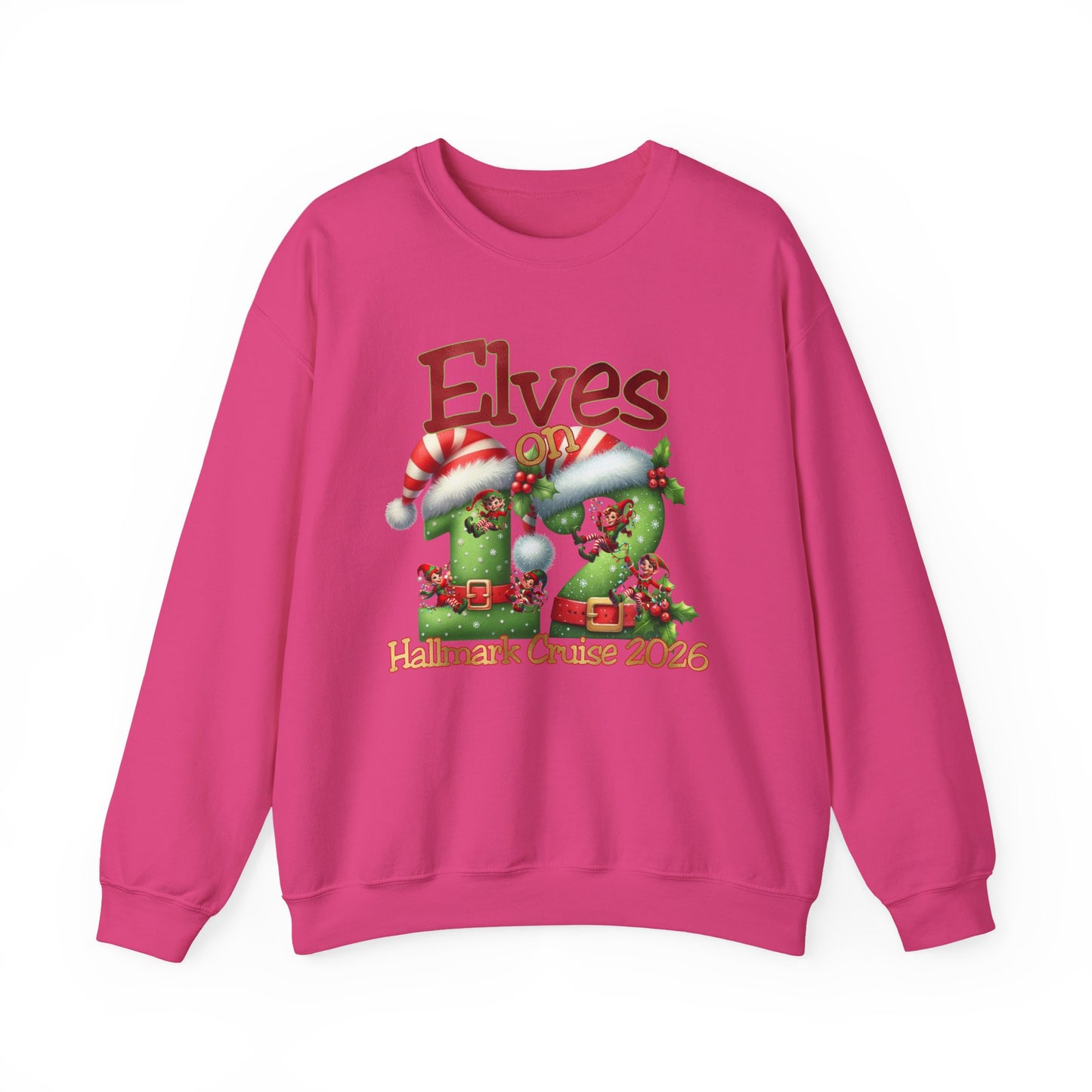 Elves on 12 HM Cruise 2026 crewnecks