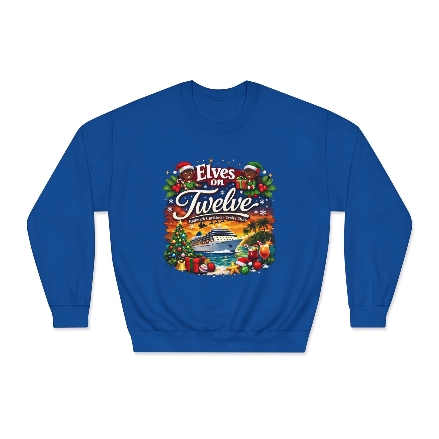 ELVES ON TWELVE HM CRUISE CREWNECK