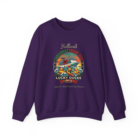 HM Christmas Cruise Surfing Lucky Ducks on 13 Crewnecks