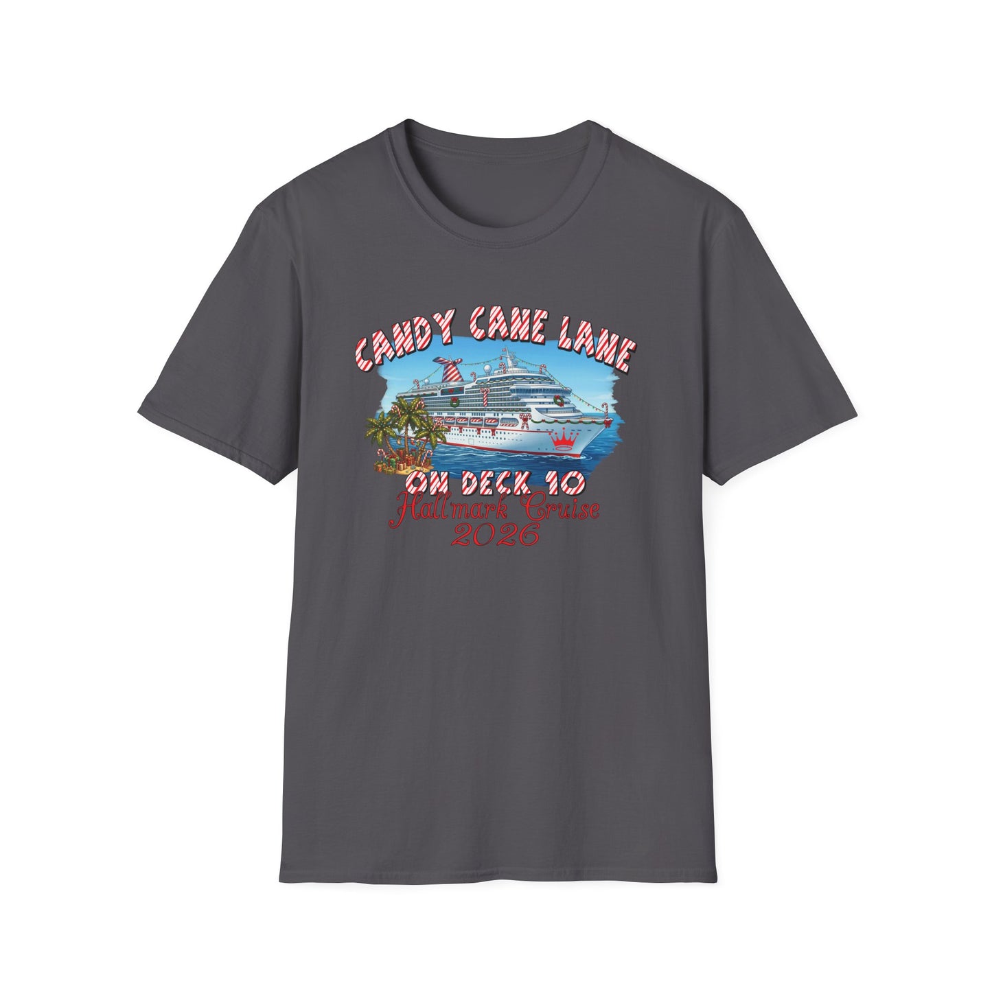 Candy Cane Lane on Deck 10 HM Cruise Tee