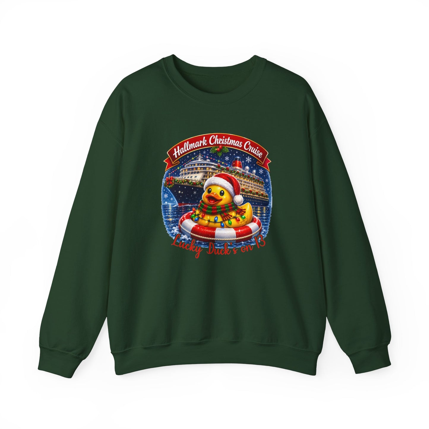 HM LUCKY DUCK'S ON 13 FLOAT CREWNECK