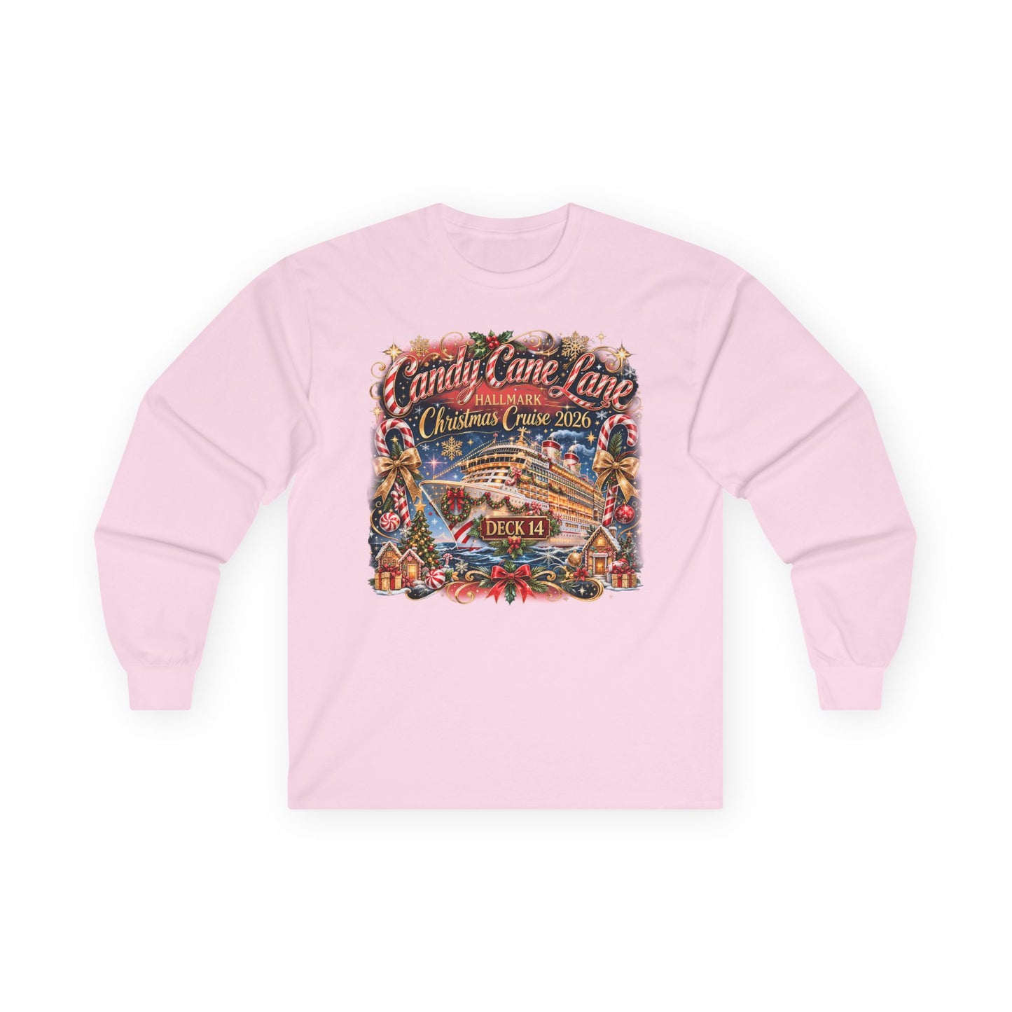 HM Candy Cane Lane Deck 14 Long Sleeve