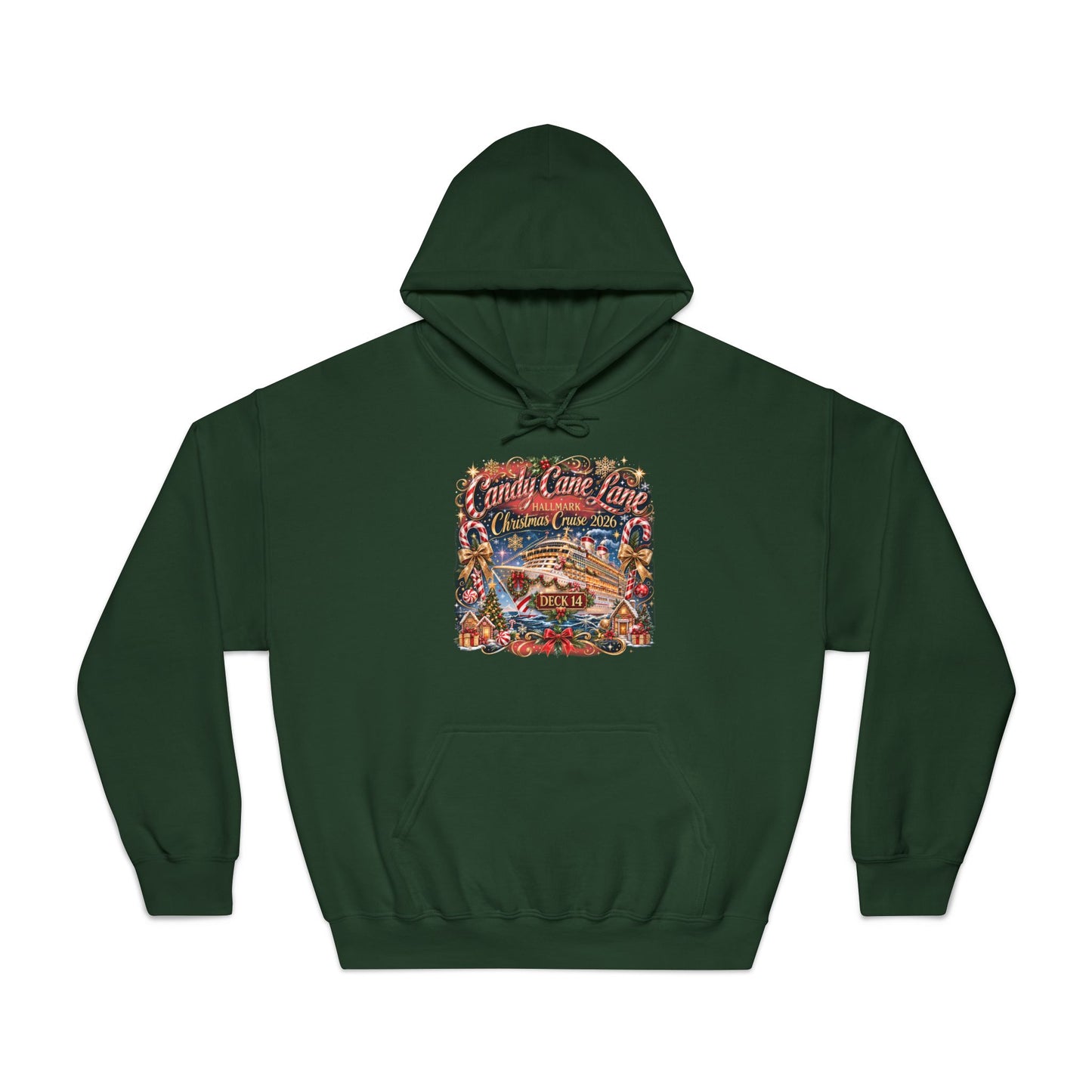 HM Candy Cane Lane Deck 14 Hoodie