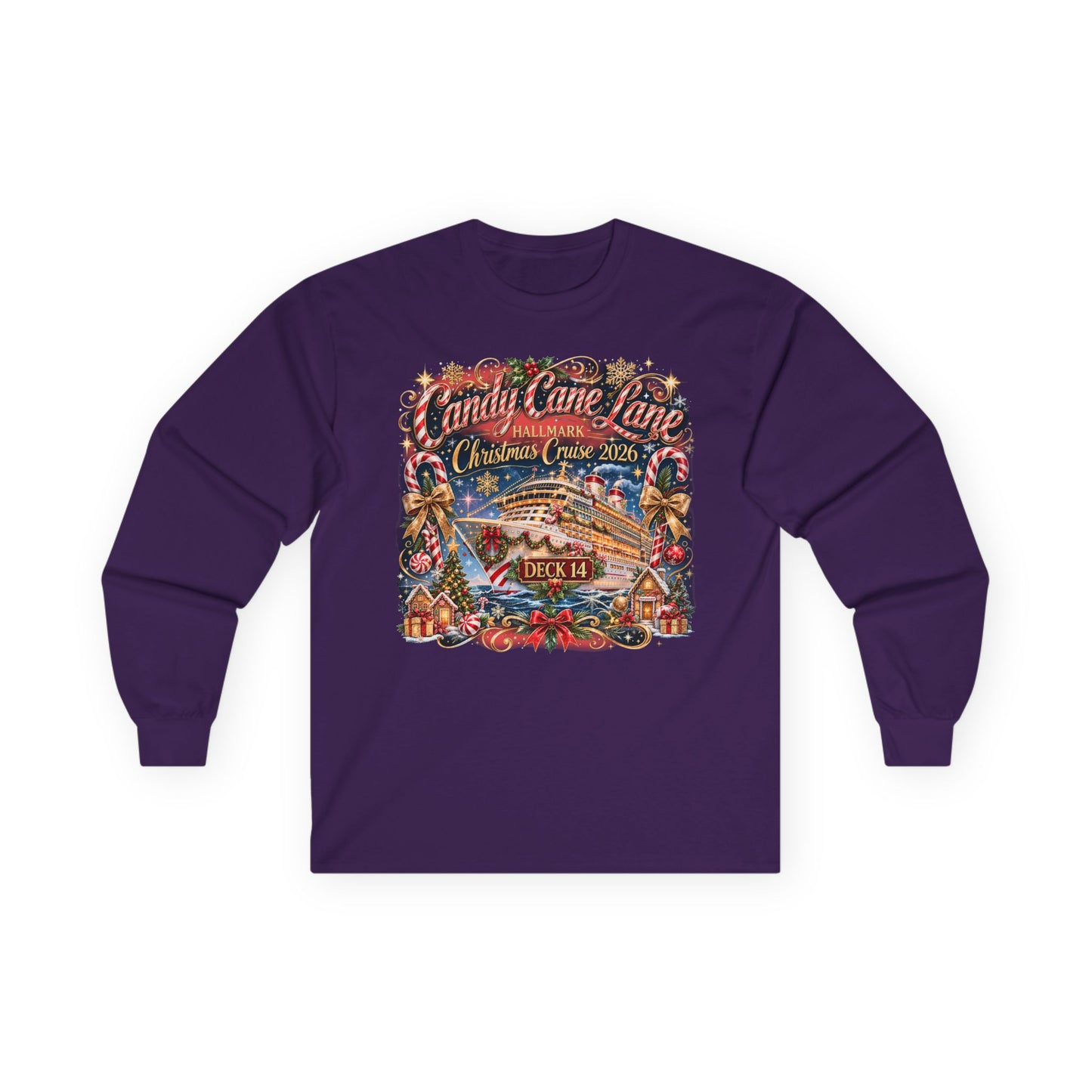 HM Candy Cane Lane Deck 14 Long Sleeve