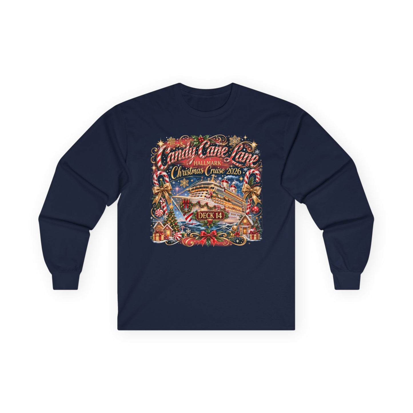 HM Candy Cane Lane Deck 14 Long Sleeve