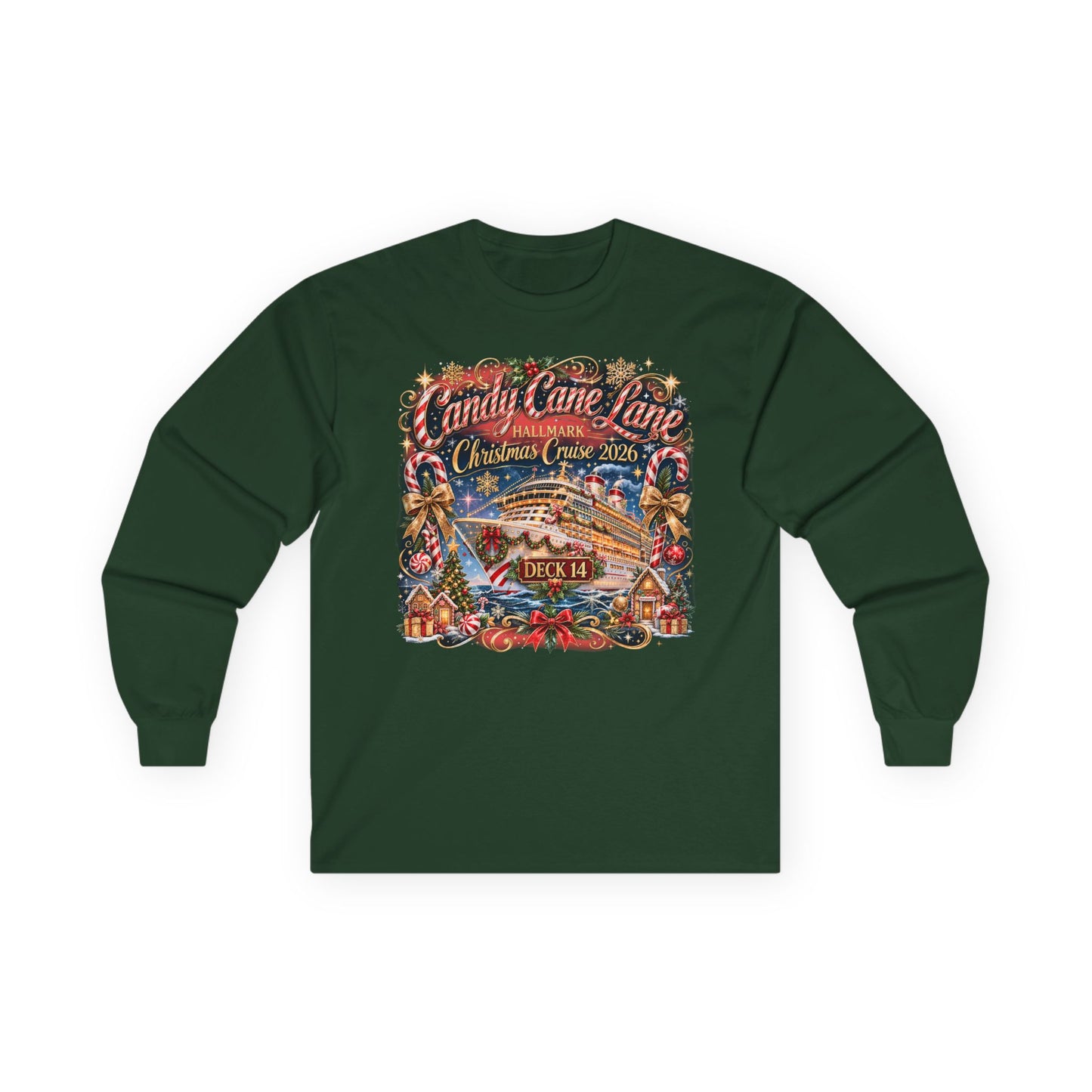 HM Candy Cane Lane Deck 14 Long Sleeve