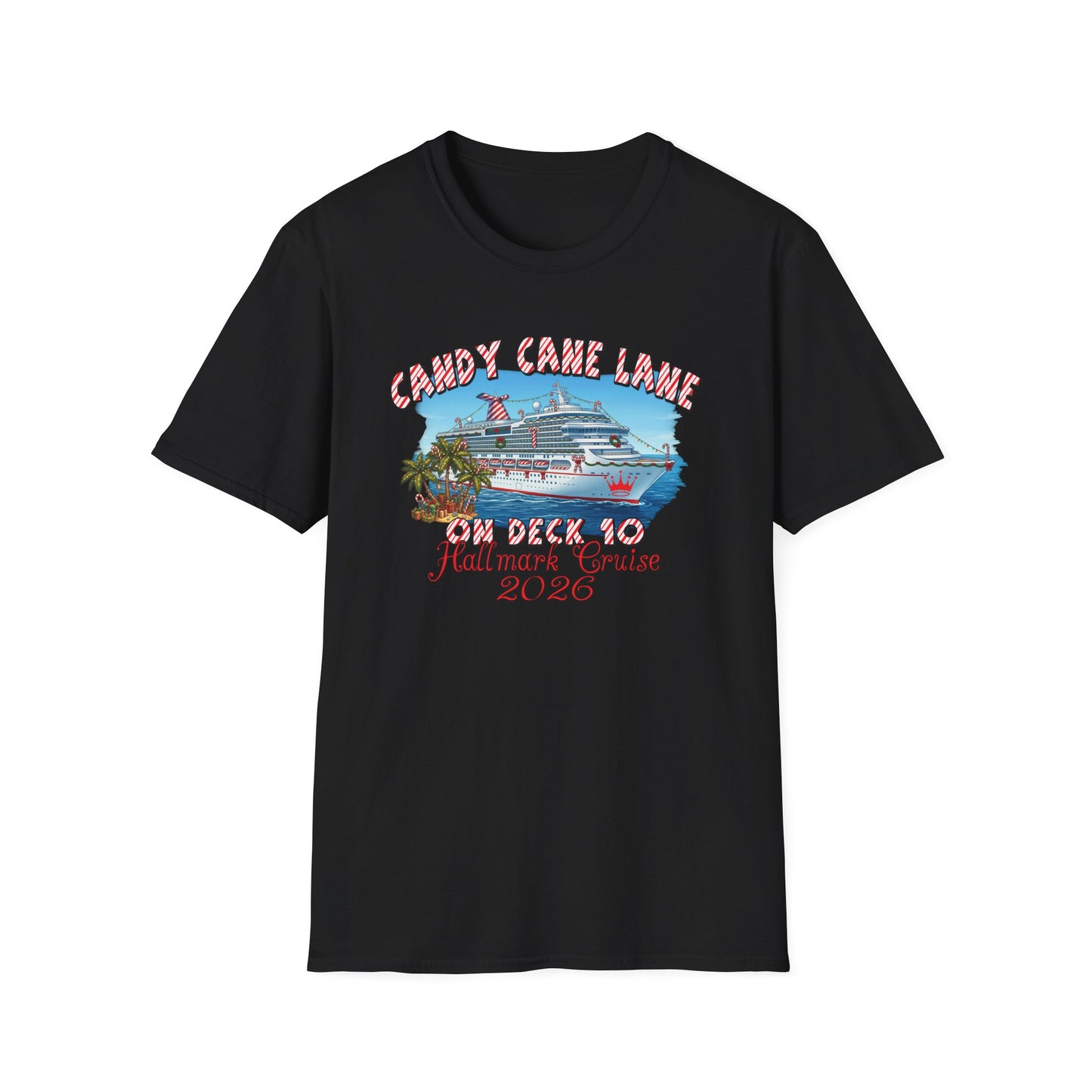 Candy Cane Lane on Deck 10 HM Cruise Tee