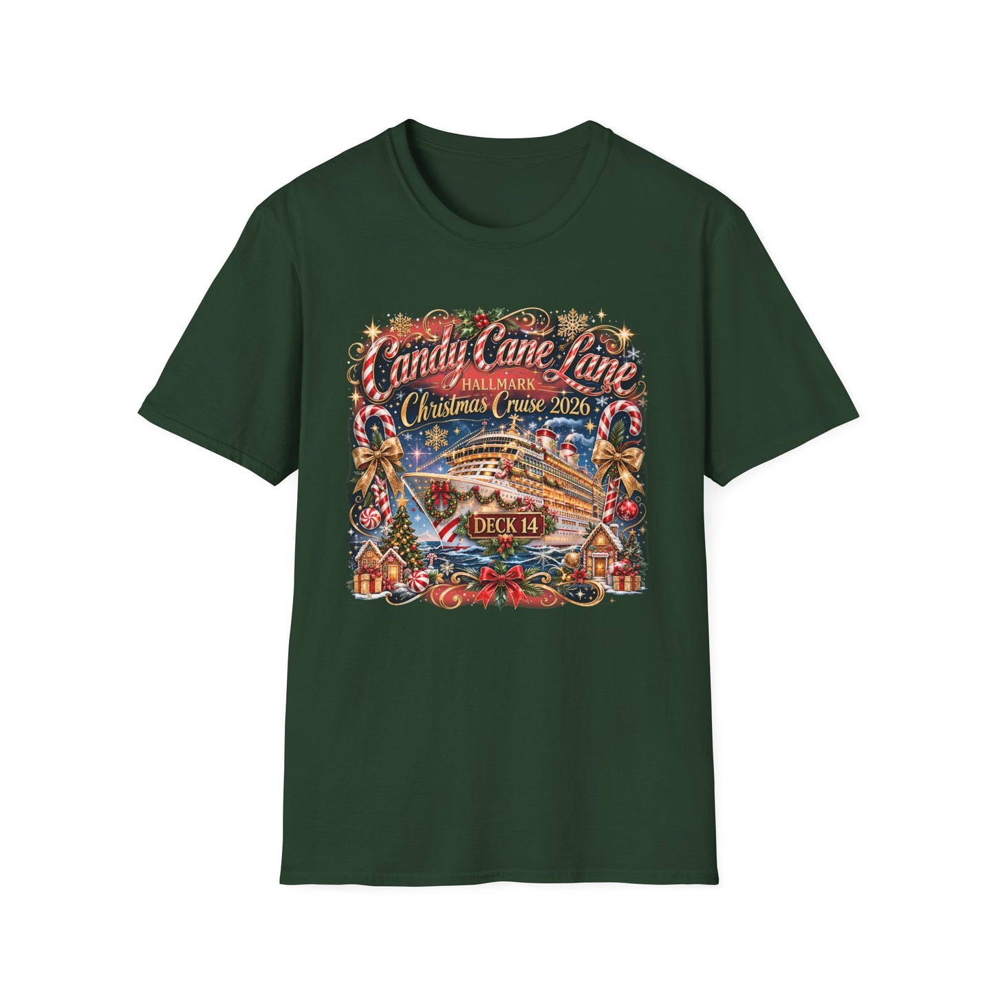 HM Candy Cane Lane Deck 14 T-shirt