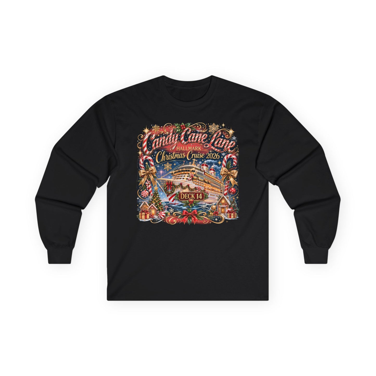 HM Candy Cane Lane Deck 14 Long Sleeve