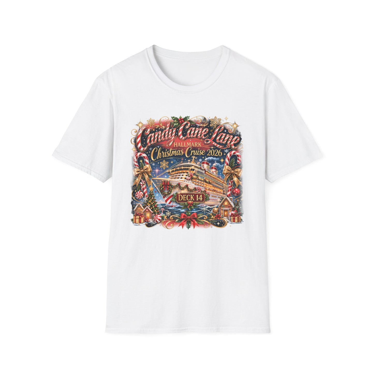 HM Candy Cane Lane Deck 14 T-shirt